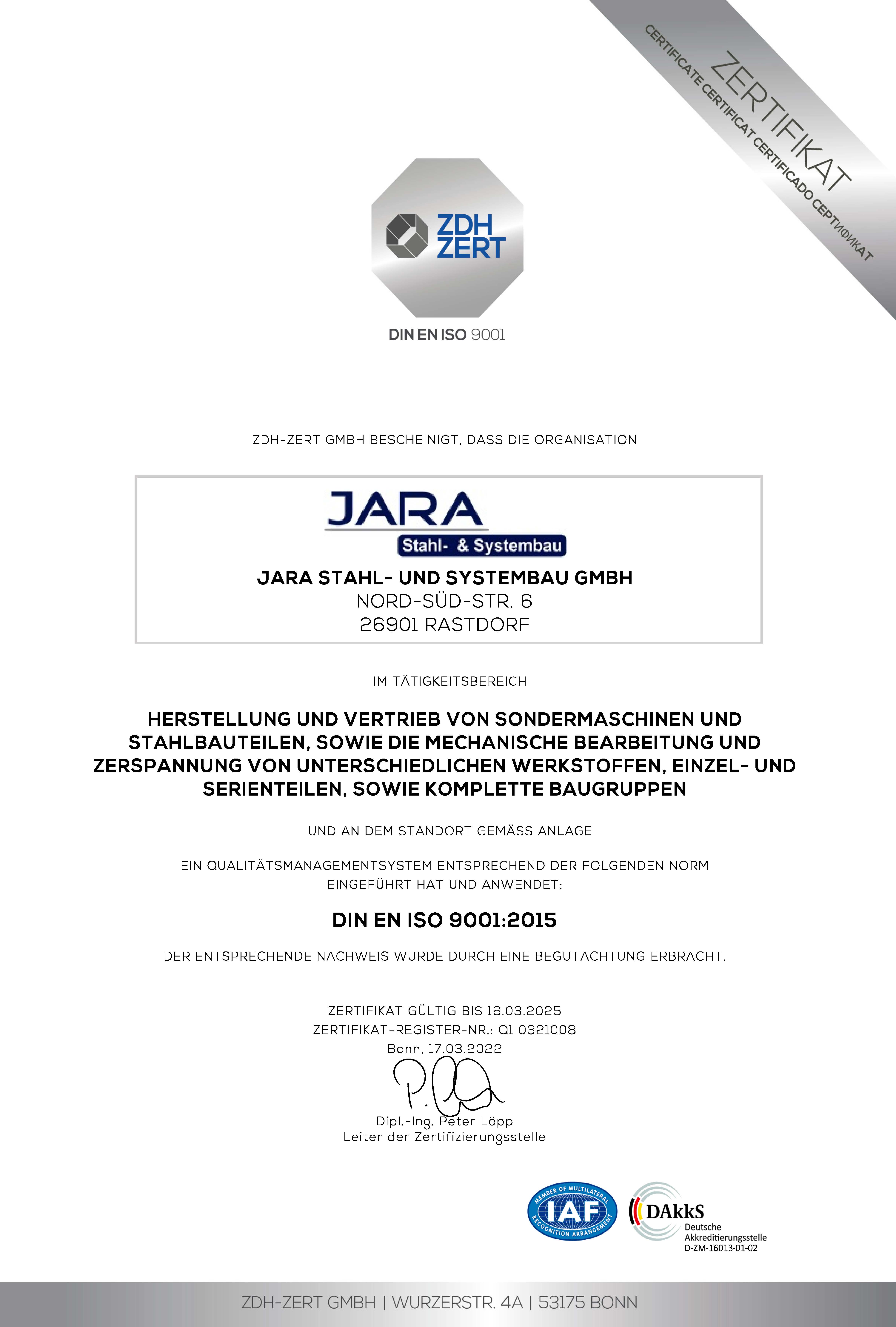 Jara Maschinenbau GmbH